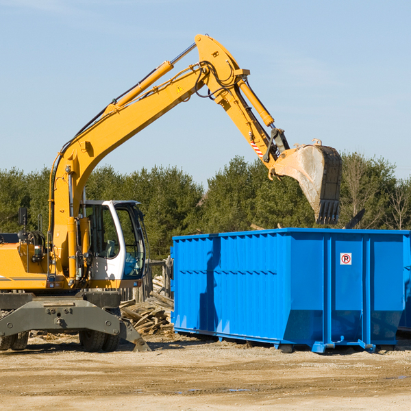 what size residential dumpster rentals are available in Mountainaire AZ